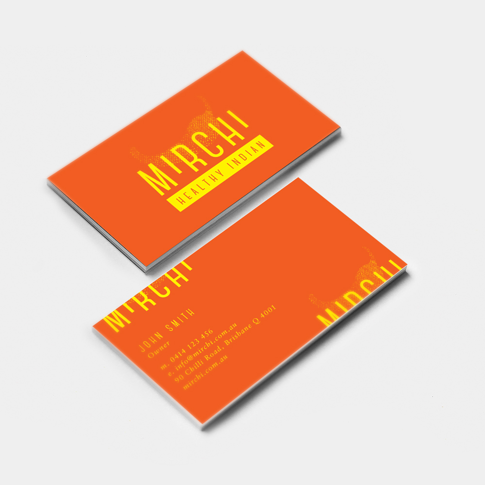 restaurant business card design